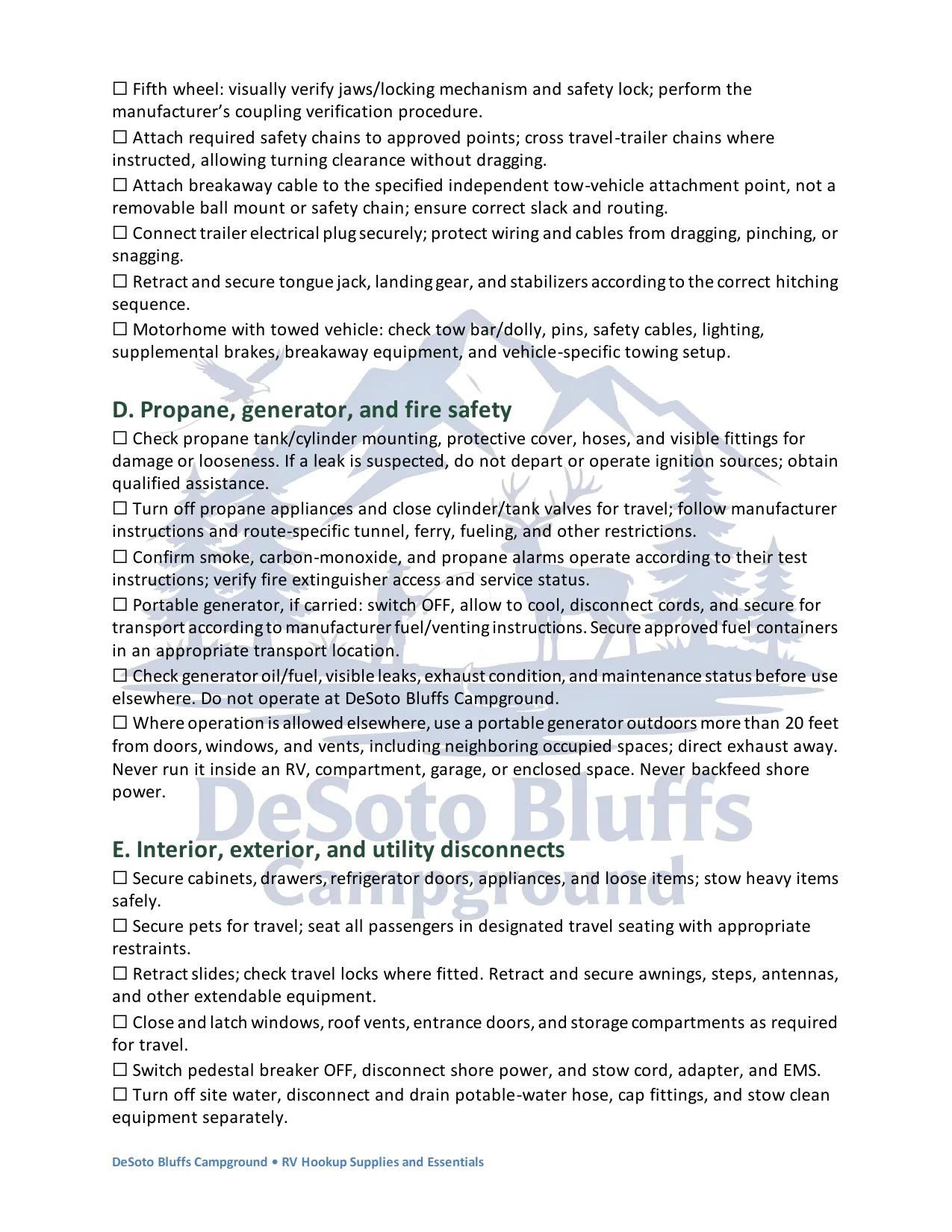 RV Hookup Supplies and Essentials, page 4 of 5